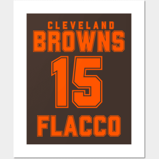 Joe Flacco - Cleveland Browns - Team Jersey Posters and Art